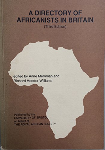 Stock image for A Directory of Africanists in Britain for sale by Salsus Books (P.B.F.A.)