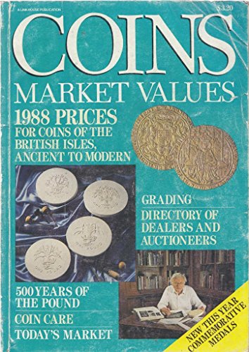 Beispielbild fr Coins Market Values 1988 Prices zum Verkauf von Bahamut Media