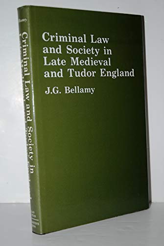 Beispielbild fr Criminal Law and Society in Late Mediaeval and Tudor England zum Verkauf von Anybook.com