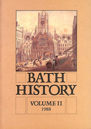 9780862995089: Bath History: Volume II, 1988: v. 2