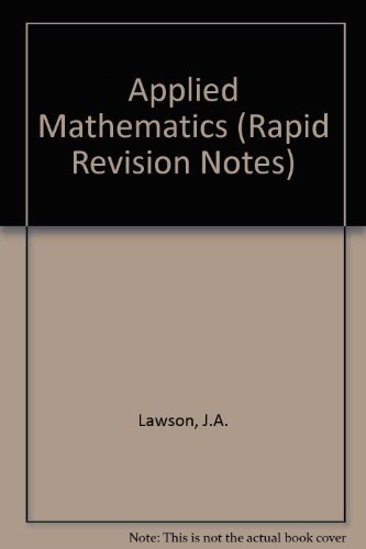 Image d'archives pour Applied Mathematics: Advanced Level (Rapid Revision Notes) mis en vente par WorldofBooks