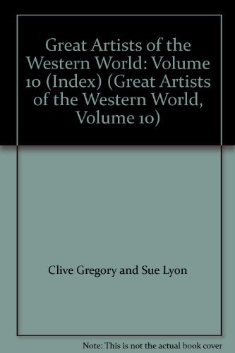 Beispielbild fr Great Artists of the Western World Encyclopedia, Volume 10, Index Volume zum Verkauf von Better World Books