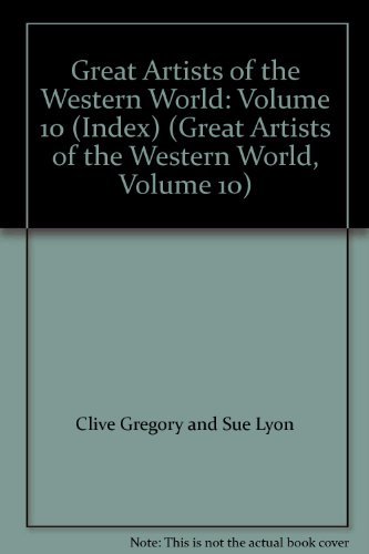 Imagen de archivo de Great Artists of the Western World Encyclopedia, Volume 10, Index Volume a la venta por Better World Books: West