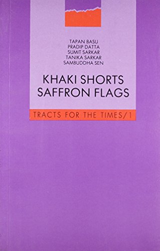 9780863113833: Khaki Shorts Saffron Flags: Critique of the Hindu Right: v. 1 (Tracts for the Times)