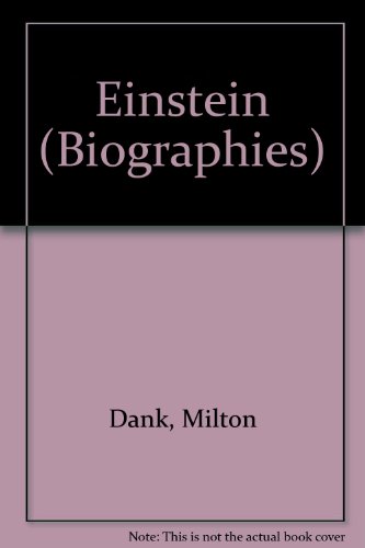 Beispielbild fr Einstein zum Verkauf von Cambridge Rare Books