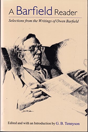 Beispielbild fr A Barfield Reader: Selections from the Writing of Owen Barfield zum Verkauf von SecondSale