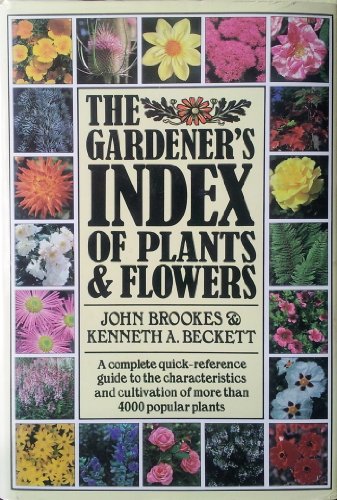 Beispielbild fr Gardeners Index Of Plants & zum Verkauf von AwesomeBooks