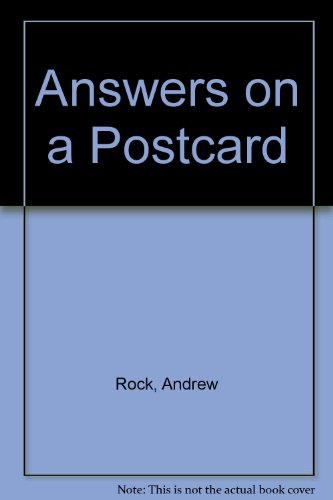 Answers on a Postcard (9780863191824) by Rock, Andrew