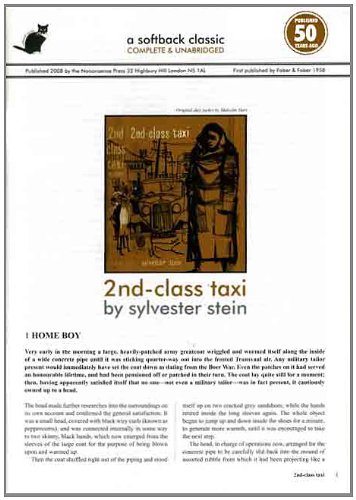 Imagen de archivo de Second Class Taxi a la venta por WorldofBooks