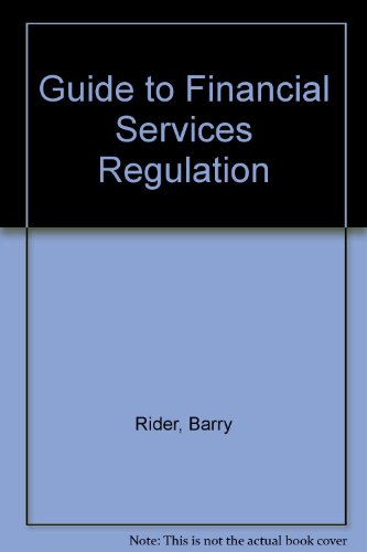 Stock image for Guide to Financial Services Regulation for sale by WorldofBooks