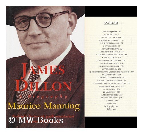 9780863277474: James Dillon: A Biography