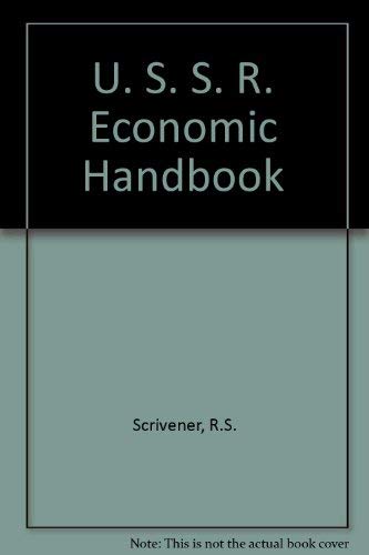 Stock image for U. S. S. R. Economic Handbook for sale by Anybook.com