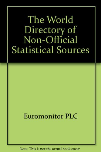 Imagen de archivo de World Directory Non-Official Statistical Sources a la venta por Phatpocket Limited