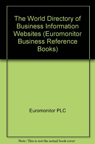 Imagen de archivo de World Directory of Business Information Web Sites a la venta por Phatpocket Limited