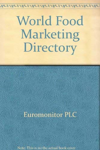 Stock image for World Food Marketing Directory 2000 for sale by Phatpocket Limited