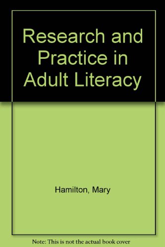 Research and Practice in Adult Literacy (9780863392085) by Mary Hamilton