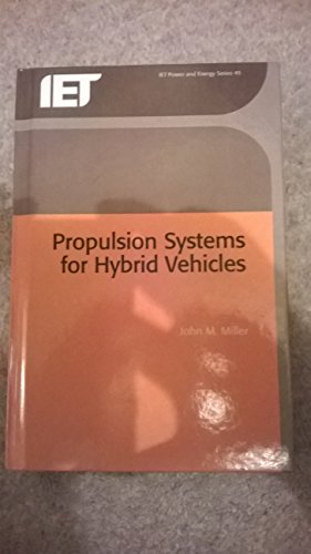 Beispielbild fr Propulsion Systems for Hybrid Vehicles (Power & Energy) zum Verkauf von Wonder Book