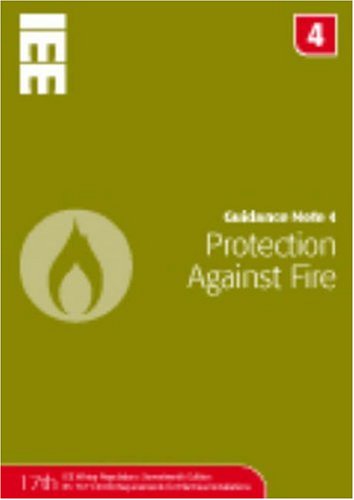 Stock image for Guidance Note Four : Protection Against Fire for sale by Better World Books Ltd