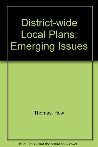 District-wide Local Plans (9780863420931) by Huw Thomas