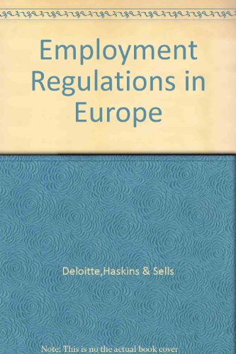 Beispielbild fr Employment Regulations in Europe zum Verkauf von NEPO UG