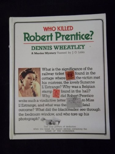 9780863501197: Who Killed Robin Prentice? (A murder mystery)