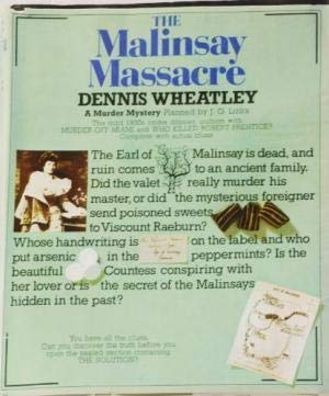 Stock image for Malinsay Massacre (A Murder Mystery) for sale by Front Cover Books