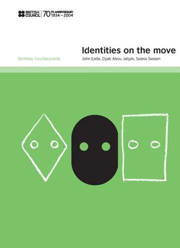 Identities on the Move (Birthday Counterpoints) (9780863555312) by John Eade