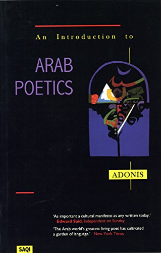 Beispielbild fr An Introduction to Arab Poetics zum Verkauf von Blackwell's