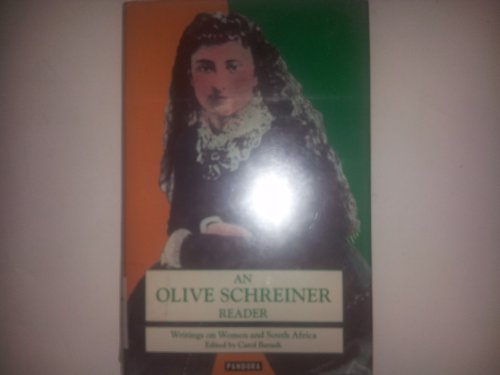 Beispielbild fr An Olive Schreiner Reader : Writings on Women and South Africa zum Verkauf von Better World Books