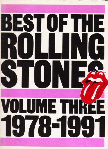 Beispielbild fr Best of the Rolling Stones 78-91 (Popular Matching Folios) zum Verkauf von medimops