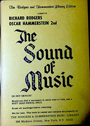 9780863598692: Rodgers & Hammerstein's Sound of Music - Libretto