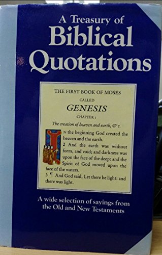Imagen de archivo de Treasury Of Bible Quotat a la venta por AwesomeBooks