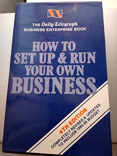 Imagen de archivo de How to set up & run your own business a la venta por MW Books