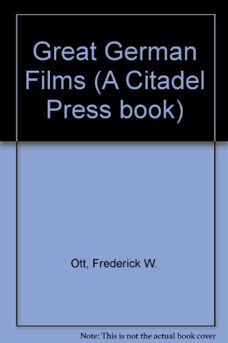 Imagen de archivo de Great German Films (A Citadel Press book) a la venta por AwesomeBooks