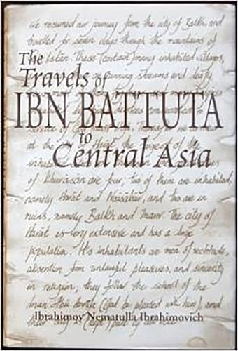 9780863722561: Travels of Ibn Battuta to Central Asia