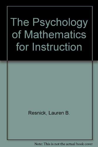 9780863770142: The Psychology of Mathematics for Instruction