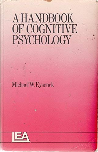 Imagen de archivo de A Handbook of Cognitive Psychology a la venta por medimops