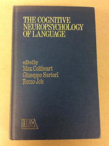 Stock image for The Cognitive Neuropsychology Of L for sale by Irish Booksellers