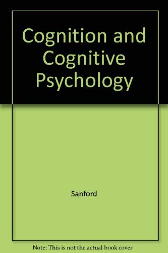 Beispielbild fr Cognition and Cognitive Psychology zum Verkauf von Reuseabook