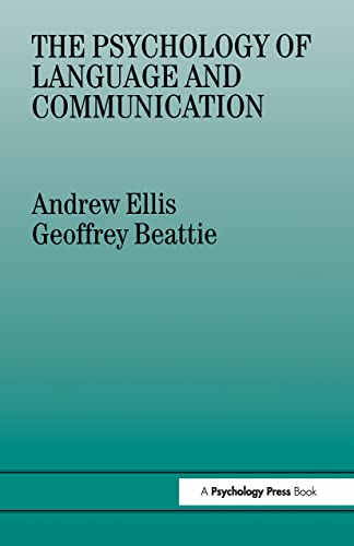 Stock image for The Psychology of Language and Communication for sale by Better World Books Ltd
