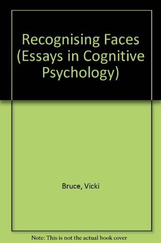 Stock image for RECOGNISING FACES (ESSAYS IN COGNITIVE PSYCHOLOGY) BRUCE, VICKI for sale by Gertrudis Gimnez Lpez