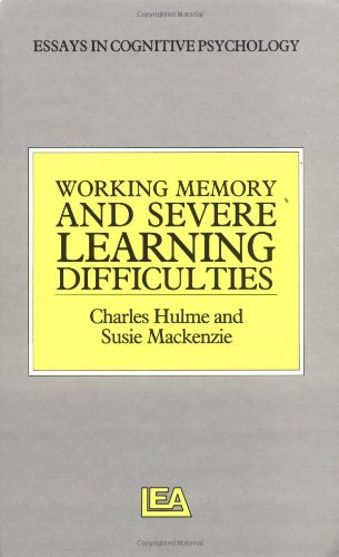 9780863770753: Working Memory and Severe Learning Difficulties