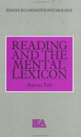 9780863771101: Reading and the Mental Lexicon (Essays in Cognitive Psychology)
