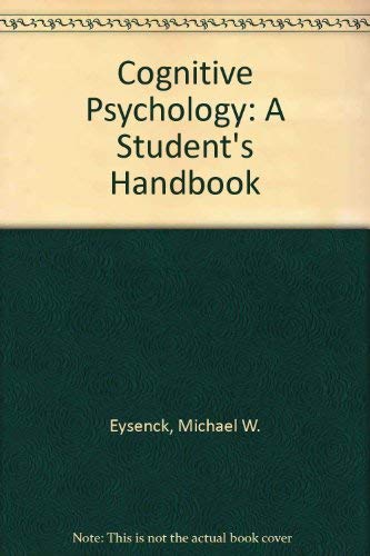 9780863771538: Cognitive Psychology: A Student's Handbook