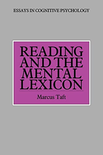 Beispielbild fr Reading and the Mental Lexicon (Essays in Cognitive Psychology) zum Verkauf von Anybook.com