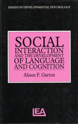 Stock image for Social Interaction and the Development of Language and Cognition for sale by Anybook.com