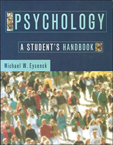 Beispielbild fr Psychology: A Student's Handbook zum Verkauf von WorldofBooks