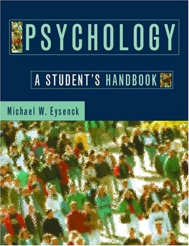 Imagen de archivo de Psychology: A Student's Handbook a la venta por WorldofBooks