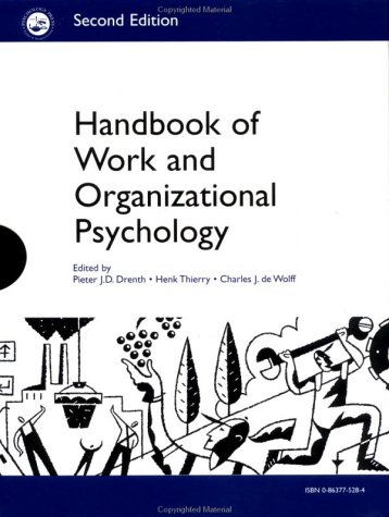 Beispielbild fr A Handbook Of Work And Organizational Psychology: Set Volumes 1-4: Vol 1-4 zum Verkauf von Reuseabook