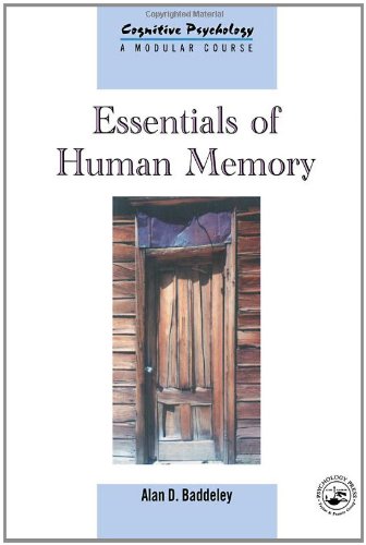 Imagen de archivo de Essentials of Human Memory (Cognitive Psychology, 1368-4558) (Volume 11) a la venta por SecondSale